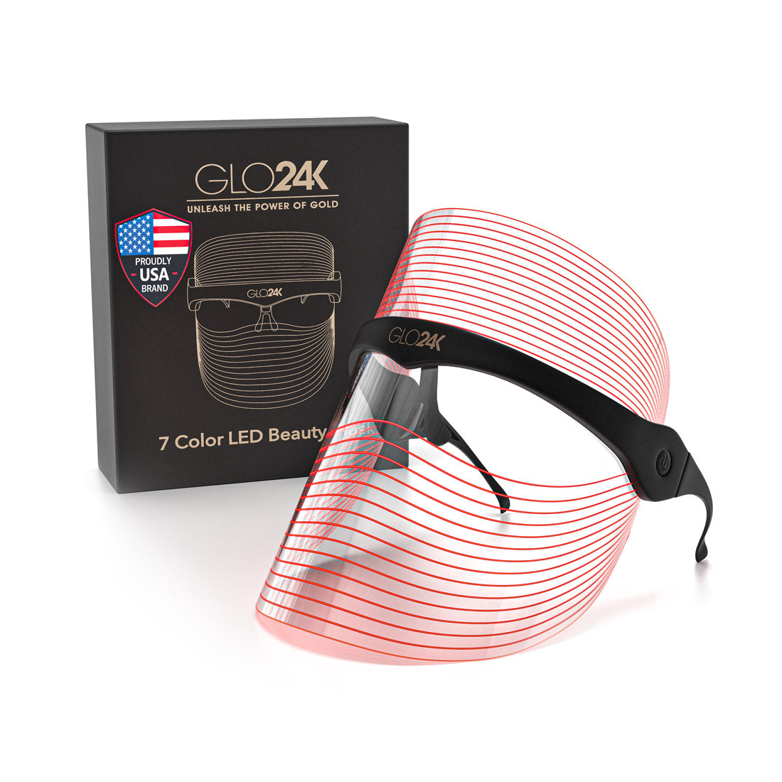 GLO24K 7 Color LED Beauty Mask