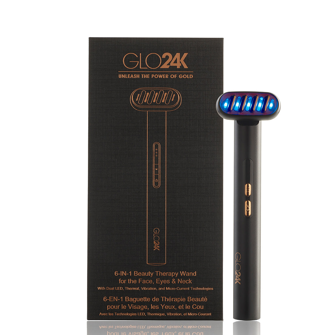 GLO24K 6-in-1 Beauty Therapy Wand GLO24K 6-in-1 Beauty Therapy Wand