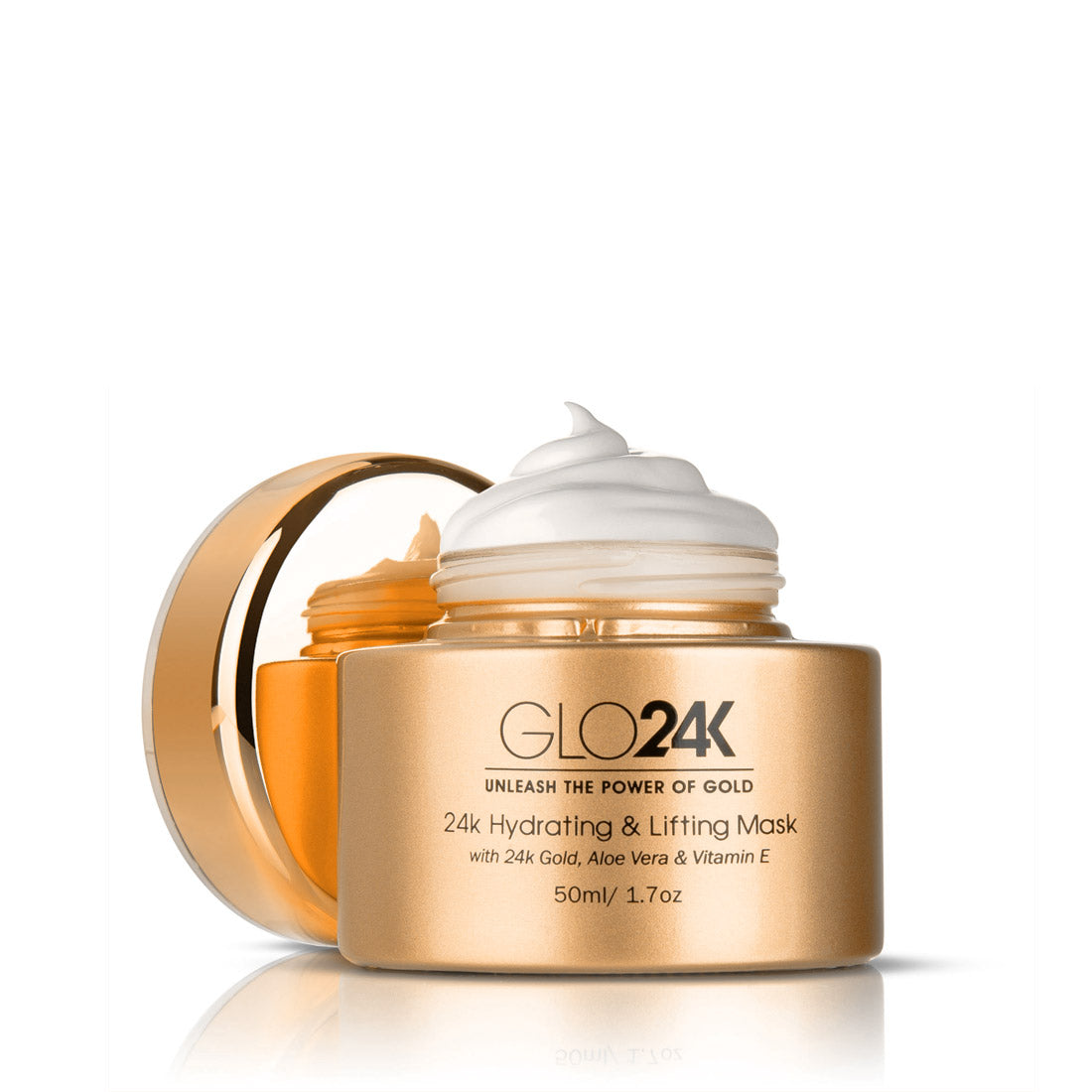 24k gold mask l glutathione 3X L-Glutathione Cream Facial Dark Spot Beauty Secret 220 ml+Track GLO24K - Hydrating & Lifting